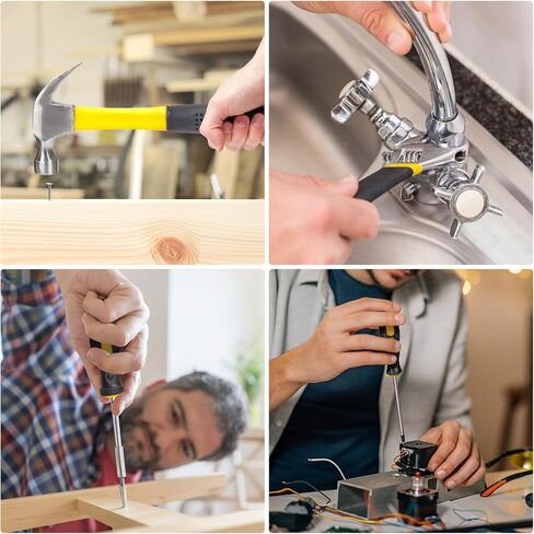 مجموعة أدوات CANBRAKE 21 فولت مع مثقاب، 119 قطعة مجموعة أدوات كهربائية، عزم دوران 320 رطل 0-1350RMP سرعة ستبليس، ظرف بدون مفتاح 3/8 بوصة 25+1 قابض، بطارية 1.5 أمبير × 2 ومجموعة أدوات شاحن منزلية لصيانة الإصلاح in Kuwait