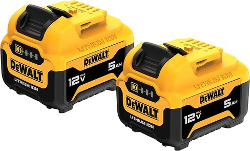 DEWALT 12V MAX 5Ah Battery, Lithium-Ion, 2-Pack (DCB126-2) in Saudi Arabia