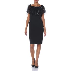Calvin Klein Women's Sequin Pop Over Off-The-Shoulder Sheath Dress in Saudi Arabia