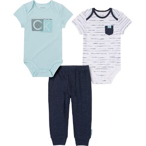 Calvin Klein baby-boys 3 Pieces Bodysuit Pant Set in Saudi Arabia