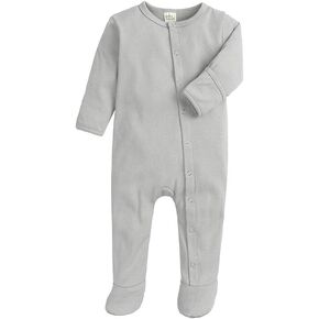Kids Tales Baby Girls Long Sleeve Footies Zipper Romper Flower Pajama Infant Bosyduit Jumpsuit in Saudi Arabia