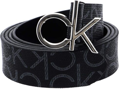 Calvin Klein Logo Belt 3.0 W100 Black Mono, 0GX Black Mono, taglia 100 * cm.114+fibbia cm.2,5 - totale cm116,5 in Saudi Arabia