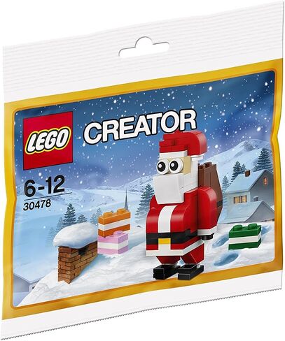 LEGO Creator 30478 Jolly Santa Christmas Polybagged 74 Piece Set - 4 Sets in Saudi Arabia