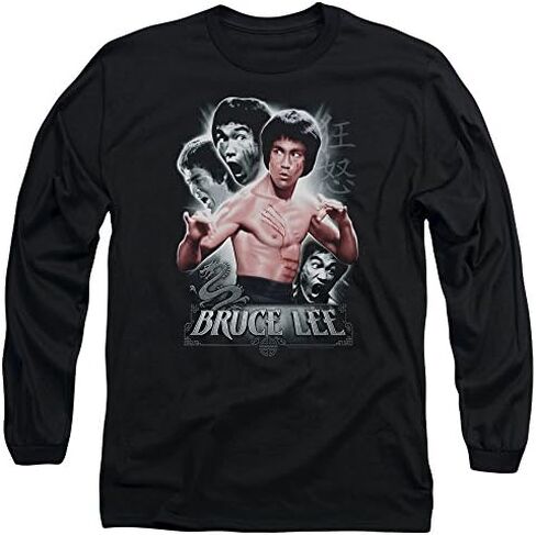 Bruce Lee Inner Fury Unisex Adult Long-Sleeve T Shirt for Men and Women in Kuwait
