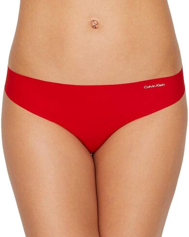 Calvin Klein Invisibles Thong (Medium Red, XS) in Saudi Arabia