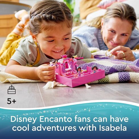 LEGO Disney Encanto Isabela’s Magical Door 43201 Building Kit; A Great Construction Toy for Independent Play, with Butterflies, Bird and Memorable Characters in a Foldable Flower Room (114 Pieces) in Kuwait