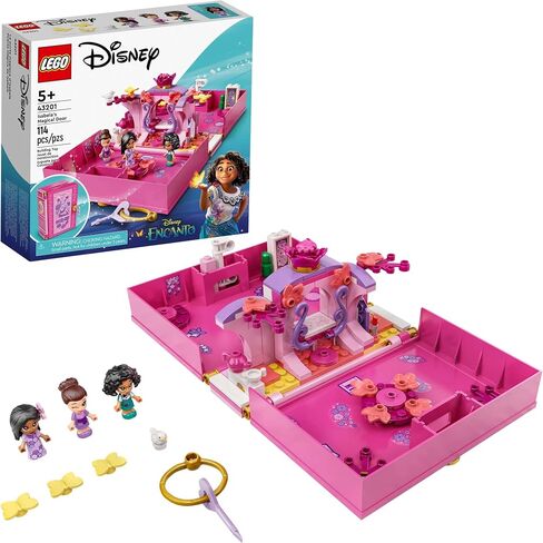 LEGO Disney Encanto Isabela’s Magical Door 43201 Building Kit; A Great Construction Toy for Independent Play, with Butterflies, Bird and Memorable Characters in a Foldable Flower Room (114 Pieces) in Kuwait