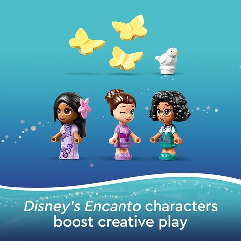 LEGO Disney Encanto Isabela’s Magical Door 43201 Building Kit; A Great Construction Toy for Independent Play, with Butterflies, Bird and Memorable Characters in a Foldable Flower Room (114 Pieces) in Kuwait