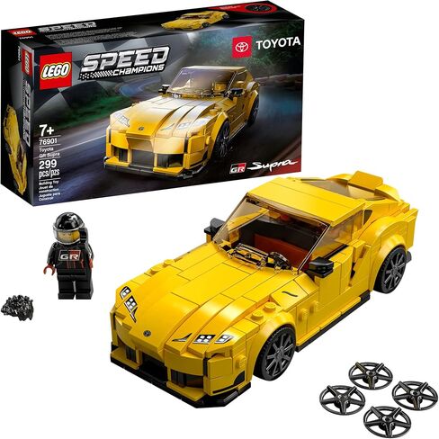 LEGO Speed Champions Toyota GR Supra 76901 Toy Car Building Set; Racing Car Toy for Kids (299 Pieces) in Saudi Arabia