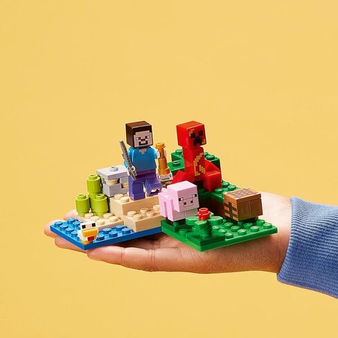 LEGO Minecraft The Creeper Ambush 21177 Building Kit; Gaming Adventure Playset; Fun, Creative Toy for Kids Aged 7+ (72 Pieces) in Saudi Arabia