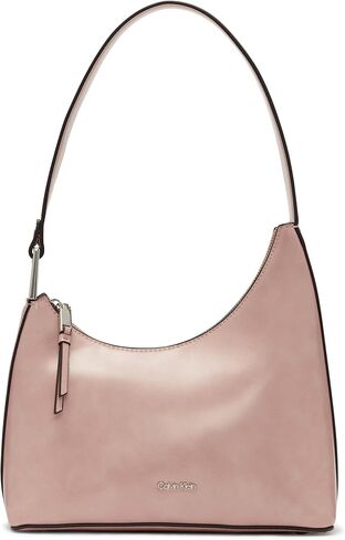 Calvin Klein Holly Top Zip Shoulder Bag, Rosewood in Saudi Arabia