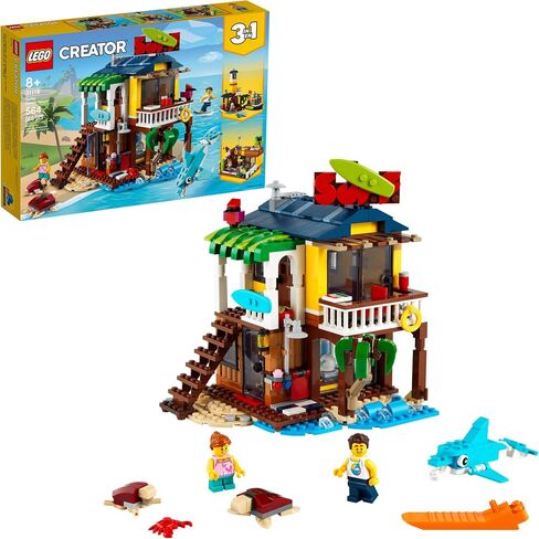LEGO Creator 3in1 Surfer Beach House 31118 Building Toy Set for Kids, Boys, and Girls Ages 8+ (564 Pieces) in Saudi Arabia