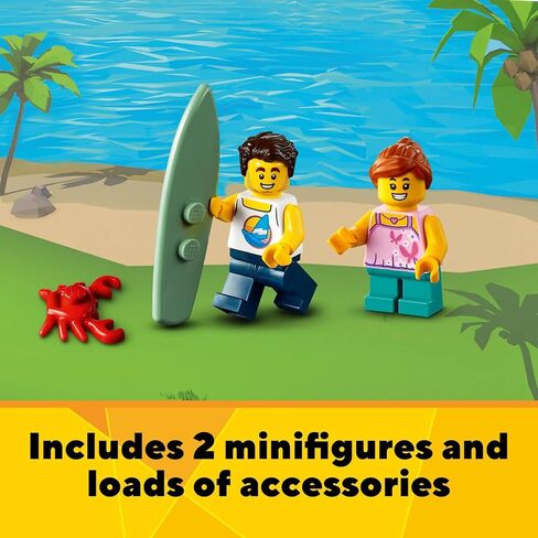 LEGO Creator 3in1 Surfer Beach House 31118 Building Toy Set for Kids, Boys, and Girls Ages 8+ (564 Pieces) in Saudi Arabia