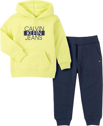 Calvin Klein boys 2 Pieces Hooded Jog Set in Saudi Arabia