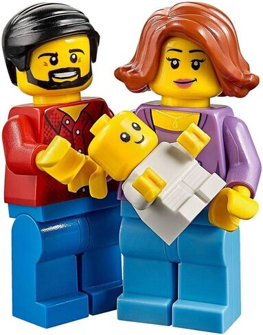 LEGO City MiniFigure: Combo Package (Mom, Dad, & Baby in Stroller) 60134 in Saudi Arabia
