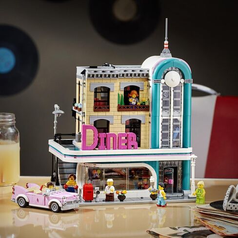 LEGO Creator Expert Downtown Diner 10260 Building Kit, Model Set and Assembly Toy for Kids and Adults (2480 Pieces) in Saudi Arabia