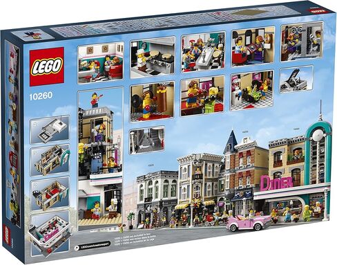 LEGO Creator Expert Downtown Diner 10260 Building Kit, Model Set and Assembly Toy for Kids and Adults (2480 Pieces) in Saudi Arabia
