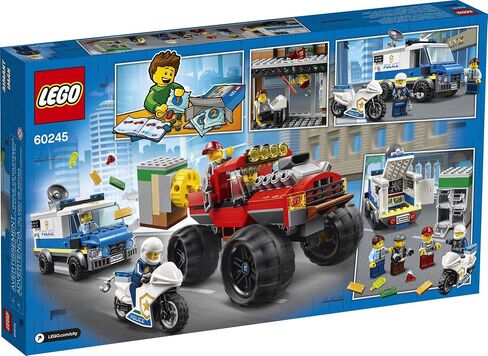 LEGO City Police Monster Truck Heist 60245 Police Toy, Cool Building Set for Kids, New 2020 (362 Pieces) in Saudi Arabia