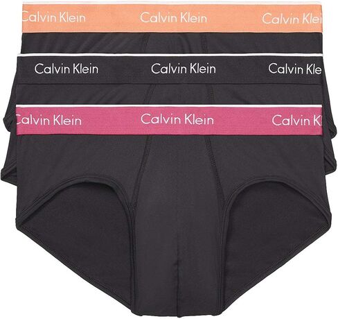 Calvin Klein Men's Microfiber Hip Briefs 3 Pack in Saudi Arabia