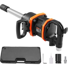 VEVOR 1 Inch Air Impact Wrench Up to 2730 ft-lbs Reverse Torque | Pneumatic Driven, Forward/Reverse Control, Lightweight with 2 Handles, Ideal for Heavy Duty Repairs and Maintenance in Saudi Arabia
