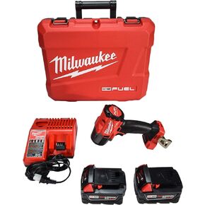 Milwaukee M18 18V Fuel 3/8" Mid-Torque Impact Wrench Kit Cordless Lithium-Ion Brushless 2960-22 with (2) 5Ah XC Batteries, Charger & Carrying Tool Case in Kuwait