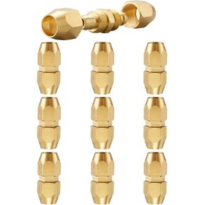 Pronese 4 حزمة Soild النحاس HPT الهواء القابلة لإعادة الاستخدام خرطوم الربط طقم إصلاح، خرطوم الهواء المناسب لخرطوم معرف 3/8 بوصة in Kuwait