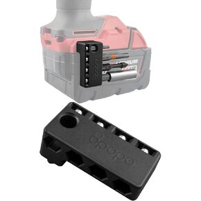 Upgraded Magnetic 1/4-Inch Hex Bits Holders Fit for Milwaukee 18V Impacts Drivers,DIY Magnet Drill Bit Tool Holster Pick Up Sleeve Organizer, Hex Screw Bit Storage on side of Power Drill,Right Side in Saudi Arabia