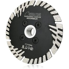 SHDIATOOL 5-Inch Diamond Granite Cutting Saw Blade Cut Stone Granite Marble Concrete Brick Disc 5/8-11 Thread with Slant Protection Teeth in Saudi Arabia