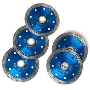 ZFBB5Pcs/Box 4" Super Thin Diamond Saw Blade Tile Blade for Cutting Ceramic Tile Porcelain Granite Marble