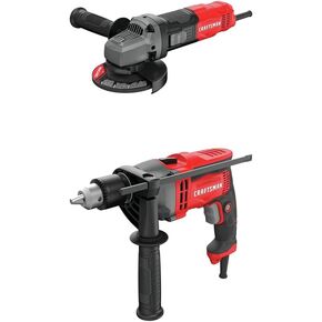 CRAFTSMAN Drill/Driver, 7-Amp, 1/2-Inch with Impact Ready Bits, 33 Pieces (CMED741 & CMAF1333)