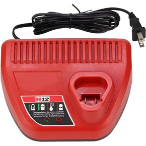 3A 12 Volt Lithium ion Charger for Milwaukee 12V 48-11-2401 48-11-2402 48-11-2420 48-11-2440 48-11-2460 Battery Replacement for Milwaukee 48-59-2401 48-59-2420 Charger in Saudi Arabia