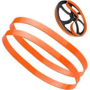 Upgrade Band Saw Urethane Tires - 14" x 1" x .095" (2 Pack) Compatible with Jet, Grizzly, and Powermatic Band Saws