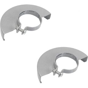 2pcs Angle Grinder Part Wheel Guard Protector Cover (Silver Tone)