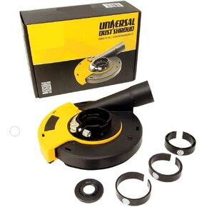 QuickT GDS701K Universal Surface Grinding Angle Grinder Dust Shroud 5 Inch - Dust Cover Collector with Vacuum Attachment for Angle Hand Grinders in Saudi Arabia