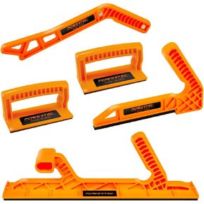 عصا دفع فاخرة من POWERTEC 71338 لمناشير الطاولة، وطاولات التوجيه، ومناشير الشريط والمفاصل، ومقابض مزدوجة مريحة مع أقصى قبضة، وحماية اليد للأعمال الخشبية، وآمنة لعمال الخشب - عبوتان in Kuwait