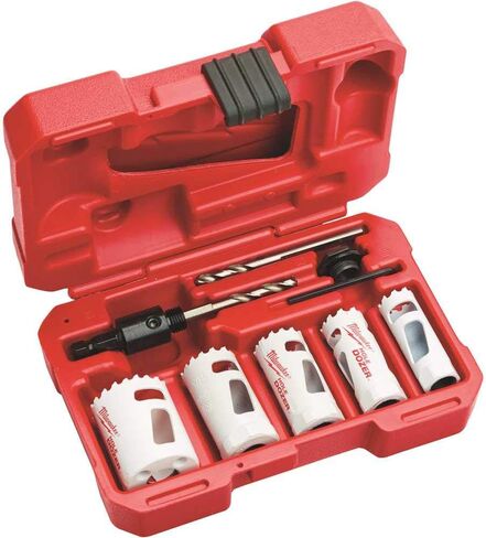 Hole Saw Kit,Saw Range 3/4" to 2-1/4" in Saudi Arabia