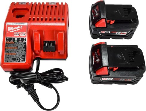 Milwaukee M18 18V Fuel 3/8" Mid-Torque Impact Wrench Kit Cordless Lithium-Ion Brushless 2960-22 with (2) 5Ah XC Batteries, Charger & Carrying Tool Case in Saudi Arabia