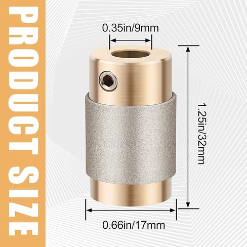 Funrous 1 Pcs Glass Grinder Bits for Stained Glass,1 Inch in Kuwait