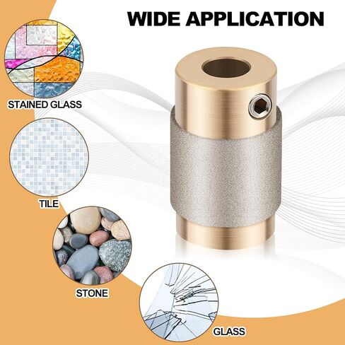 Funrous 1 Pcs Glass Grinder Bits for Stained Glass,1 Inch in Kuwait