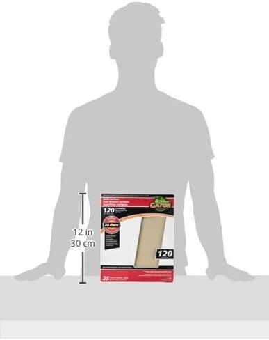 Gator 9" x 11" Multi-Surface Sanding Sheets, 220 Grit, 25 Pack in Saudi Arabia