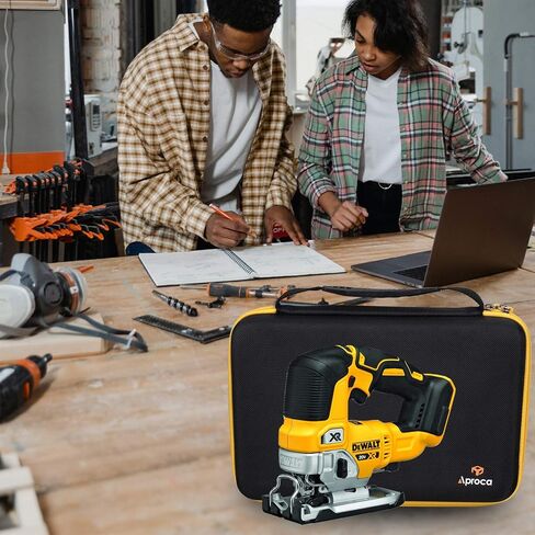 حقيبة حمل للسفر للتخزين الصلب من Aproca لمنشار الرقصة DEWALT 20V MAX XR (DCS334B) in Saudi Arabia