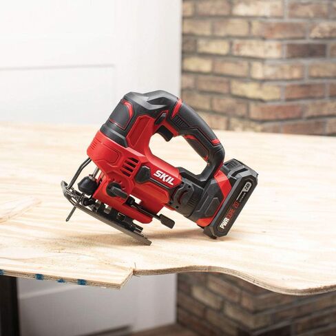 SKIL PWR CORE 20V 7/8 Inch Stroke Length Jigsaw Includes 2.0Ah PWR CORE 20 Lithium Battery and Charger - JS820302 in Saudi Arabia