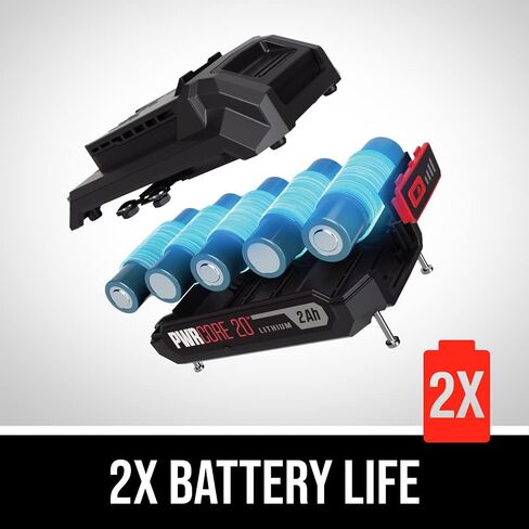 SKIL PWR CORE 20V 7/8 Inch Stroke Length Jigsaw Includes 2.0Ah PWR CORE 20 Lithium Battery and Charger - JS820302 in Saudi Arabia
