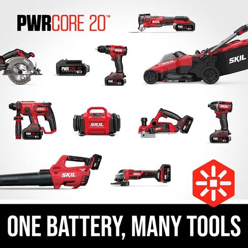 SKIL PWR CORE 20V 7/8 Inch Stroke Length Jigsaw Includes 2.0Ah PWR CORE 20 Lithium Battery and Charger - JS820302 in Saudi Arabia