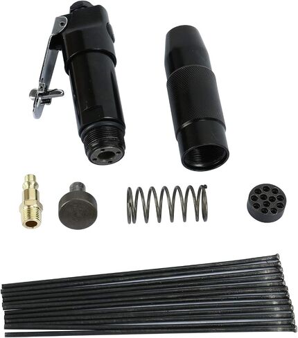 8MILELAKE Compact Air Needle Scaler Air Powered Rust Paint Weld Slag Remover Cleaner in Saudi Arabia