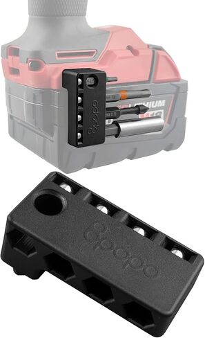 Upgraded Magnetic 1/4-Inch Hex Bits Holders Fit for Milwaukee 18V Impacts Drivers,DIY Magnet Drill Bit Tool Holster Pick Up Sleeve Organizer, Hex Screw Bit Storage on side of Power Drill,Right Side in Saudi Arabia