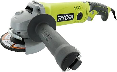 Ryobi AG454 7.5 أمبير 120 فولت تيار متردد 11,000 دورة في الدقيقة طاحونة زاوية سلكية مع مقبض دوار خلفي in Saudi Arabia