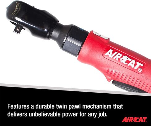 AIRCAT Pneumatic Tools 802: Composite Twin Pawl Ratchet Wrench 70 ft-lbs - 3/8-Inch in Saudi Arabia