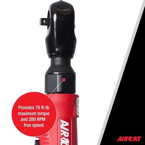 AIRCAT Pneumatic Tools 802: Composite Twin Pawl Ratchet Wrench 70 ft-lbs - 3/8-Inch in Saudi Arabia