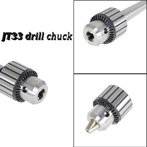 MT3-JT33 Super Heavy Duty Drill Chuck, 1/8" - 5/8" Triple Grip Drill Chuck Press Chuck with Chuck Key Fit for Lathe and CNC Machines in Saudi Arabia